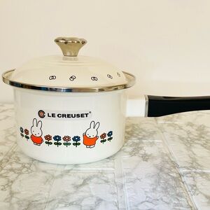 New Le Creuset x Miffy Garden Saucepan Enamel on Steel